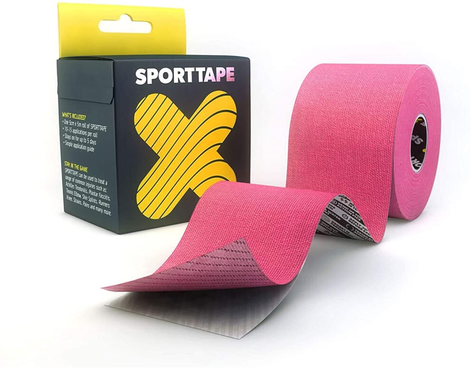Image of Sport Tape Extra Sticky Kinesiology Tape Pink