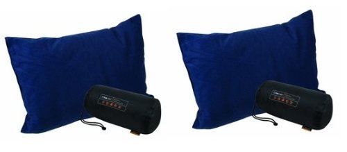 Trekmates Delux Pillow, Navy, O/S (2 Pack)