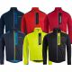 VAUDE: Men's Posta Softshell Cycling Jacket V - Black/Chute,Black/Yellow,Bright Green,Elipse/Blue,Indian Red,Navy and Sizes S,M,L,XL,XXL