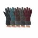 VAUDE: Women's Tinshan Wool Blend Gloves IV - Claret Red,MoonDust,Pecan Brown,Petroleum,Phantom Black and Sizes 5,6,7,8,9