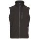 TRESPASS: LOUIS - MALE SOFTSHELL GILET JACKET - BLACK - Various Sizes and Colours