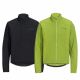 VAUDE: Men's Vatten LW Sporty Rain Jacket - Black and Chute Green and Sizes S,M,L,XL,XXL,XXXL