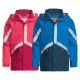 VAUDE: Kids Luminum Rain Jacket II - Bright Pink,Radiate Blue and Sizes 92,98,104,110/116,122/128,134/140,146/152,158/164