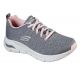 Skechers: Womens Grey/Pink Arch Fit Infinite Adventure Sport Shoes - Various Sizes