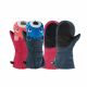 VAUDE: Kids Snow Cup Small Snow Gloves - Crocus and SteelBlue and Sizes 2,3,4