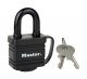 Master Lock: Master Lock Laminated Padlock 30mm [7804] Black - Black