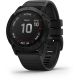 Garmin: Fenix 6X Pro GPS Watch - Black with Black Band