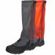 VAUDE: Albona Lightweight Mountaineering/Ski Touring Gaiters II Water Resistant Anthracite and Orange Size S,M,L