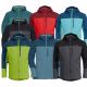 VAUDE: Men's Skarvan S LW Hybrid Softshell Trekking Jacket - Black/Grey,BlueGray,Chute Green,Lake,Iron,Mars Red,Nickel Green and Sizes S,M,L,XL,XXL,XXXL